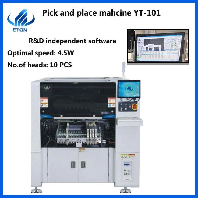 New Designed Multifunctional 10 Heads SMT Mounter