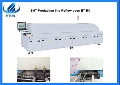 450mm Διχτυωτή Ζώνη 8 Ζωνών Φούρνος Reflow σε γραμμή SMT
